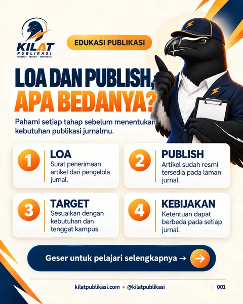 LOA dan publish, apa bedanya?