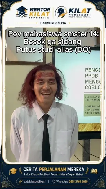 Testimoni beres skripsi dan sidang dalam 2 hari